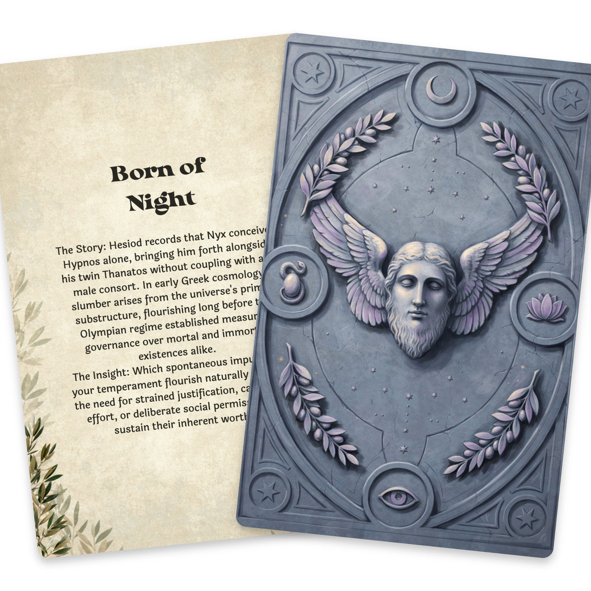 The Oracle of Hypnos – Greek God of Sleep Oracle Cards, 22-Card Mythology Deck — arrangement 7