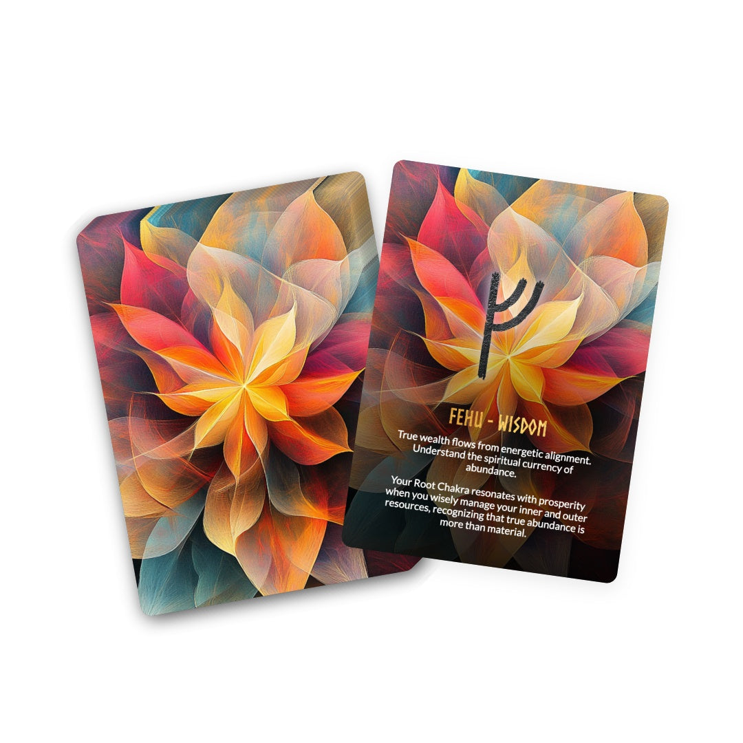 Sacred Rune Chakra Journey - 72 Cards