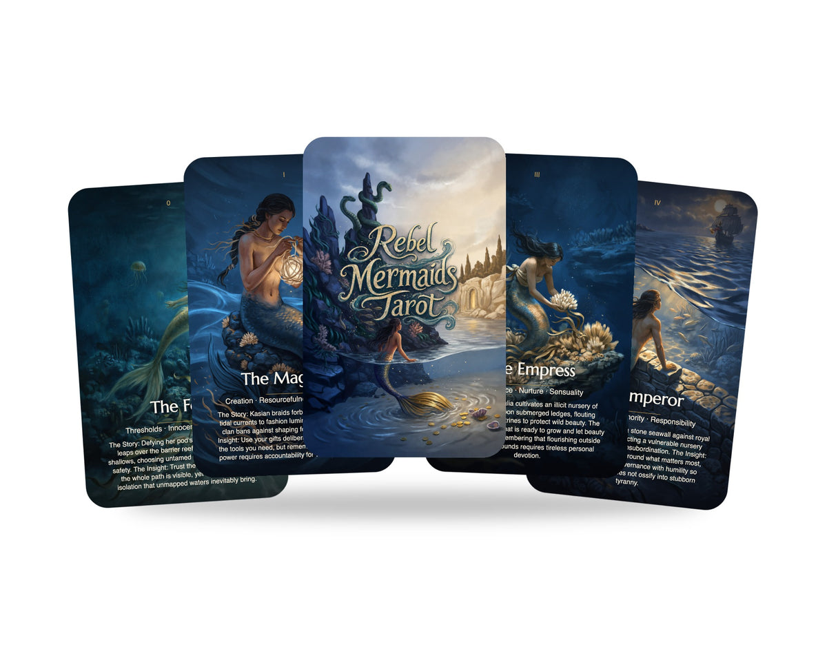 Rebel Mermaids Tarot — arrangement 1