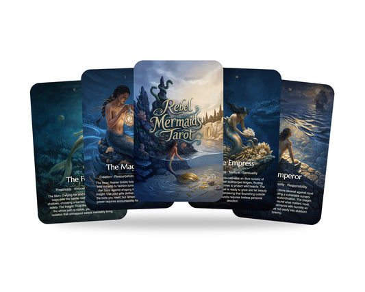 Rebel Mermaids Tarot — arrangement 1