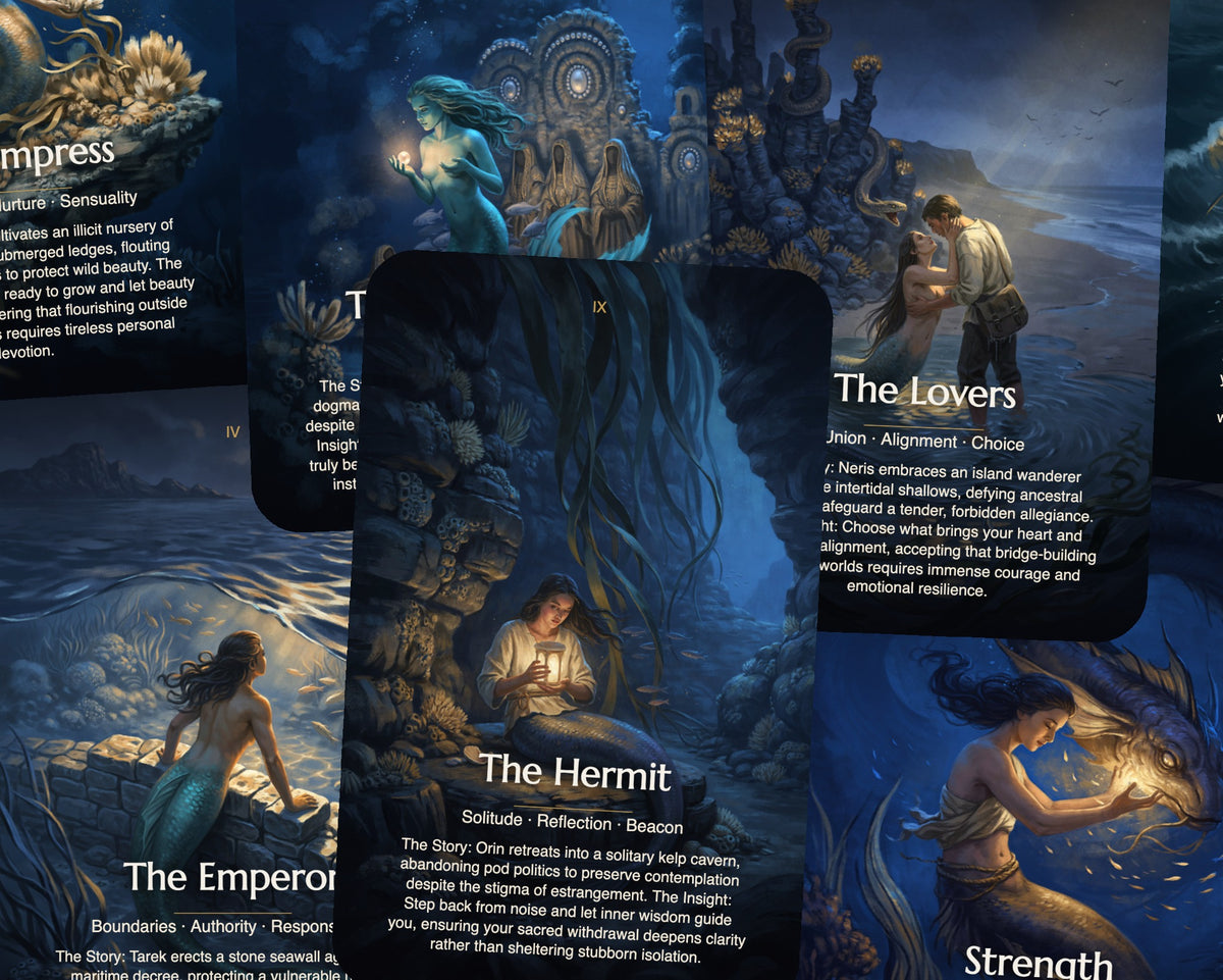 Rebel Mermaids Tarot — arrangement 2