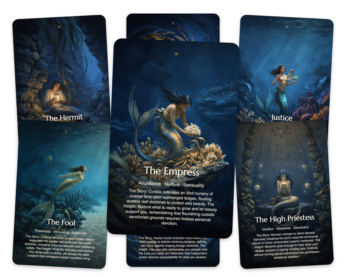 Rebel Mermaids Tarot — arrangement 4