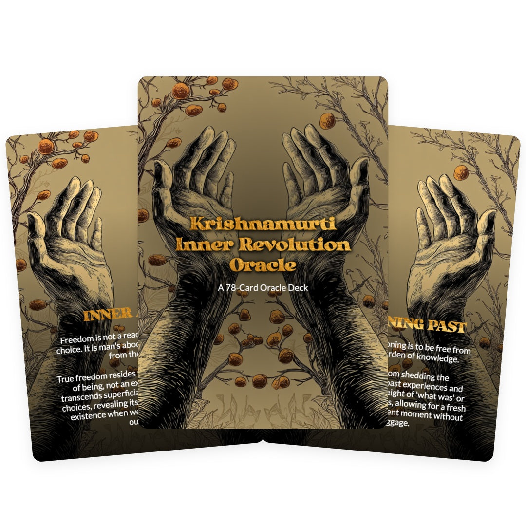 Krishnamurti - Inner Revolution Oracle - 78 Cards