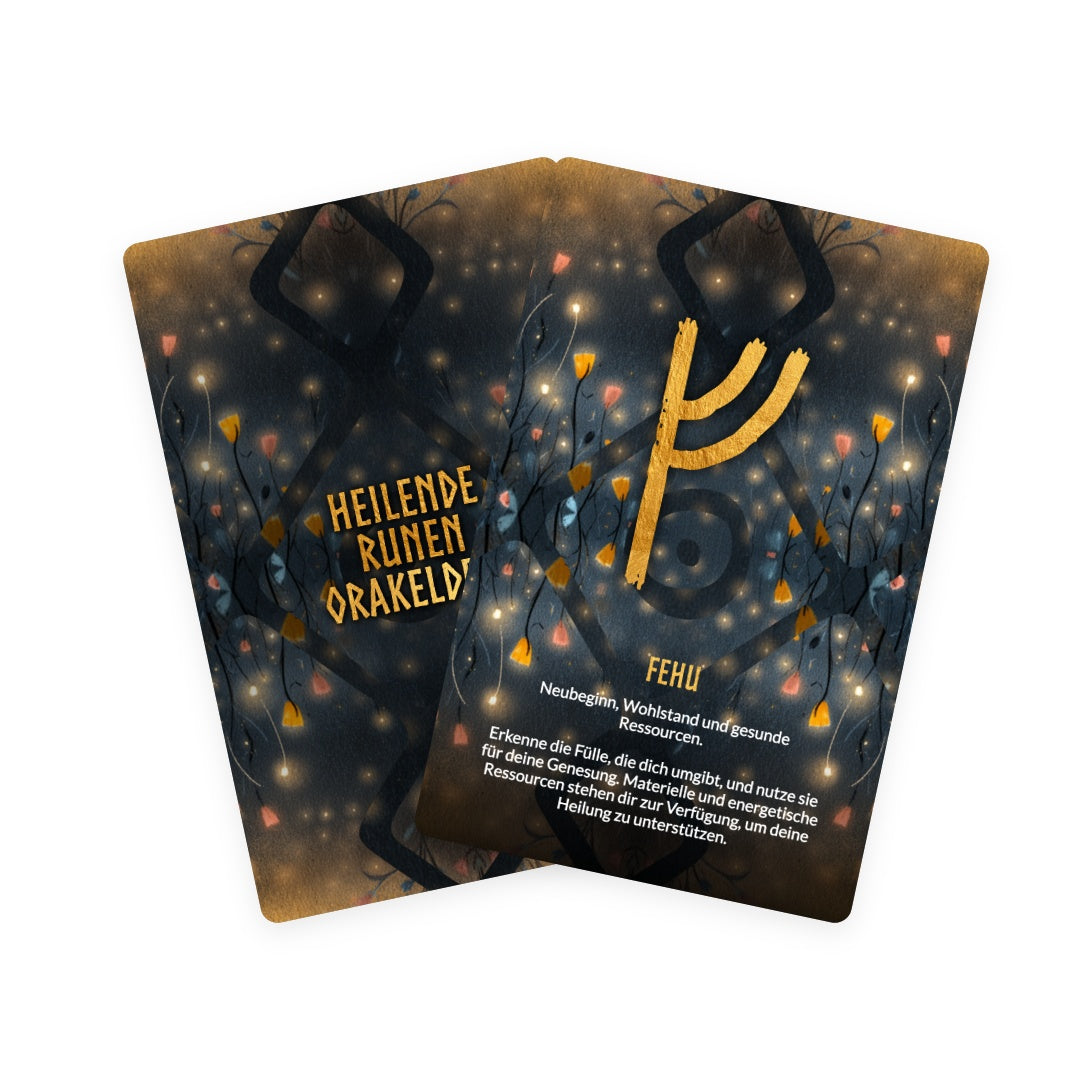 Heilende Runen-Orakeldeck