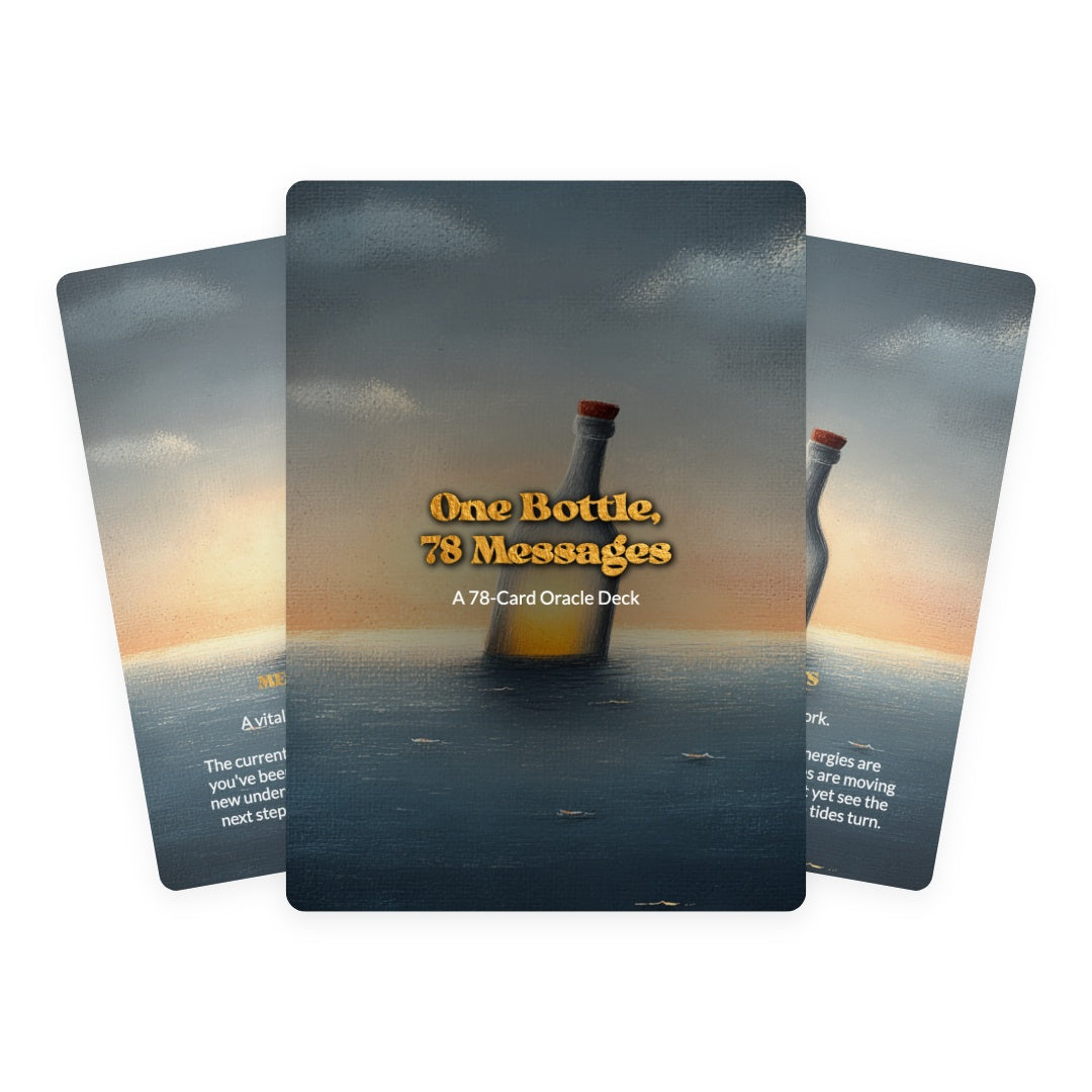 One Bottle, 78 Messages - Oracle Cards