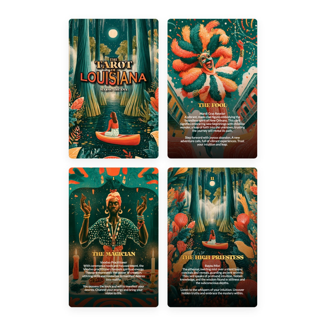 The Tarot of Louisiana - The 22 Major Arcana
