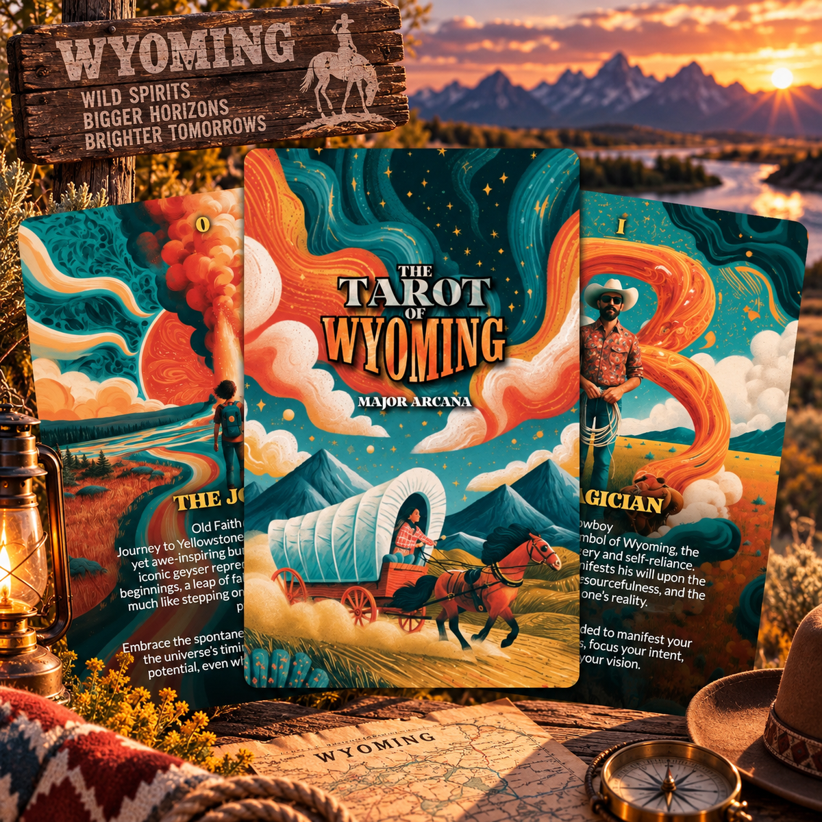 The Tarot of Wyoming - The 22 Major Arcana