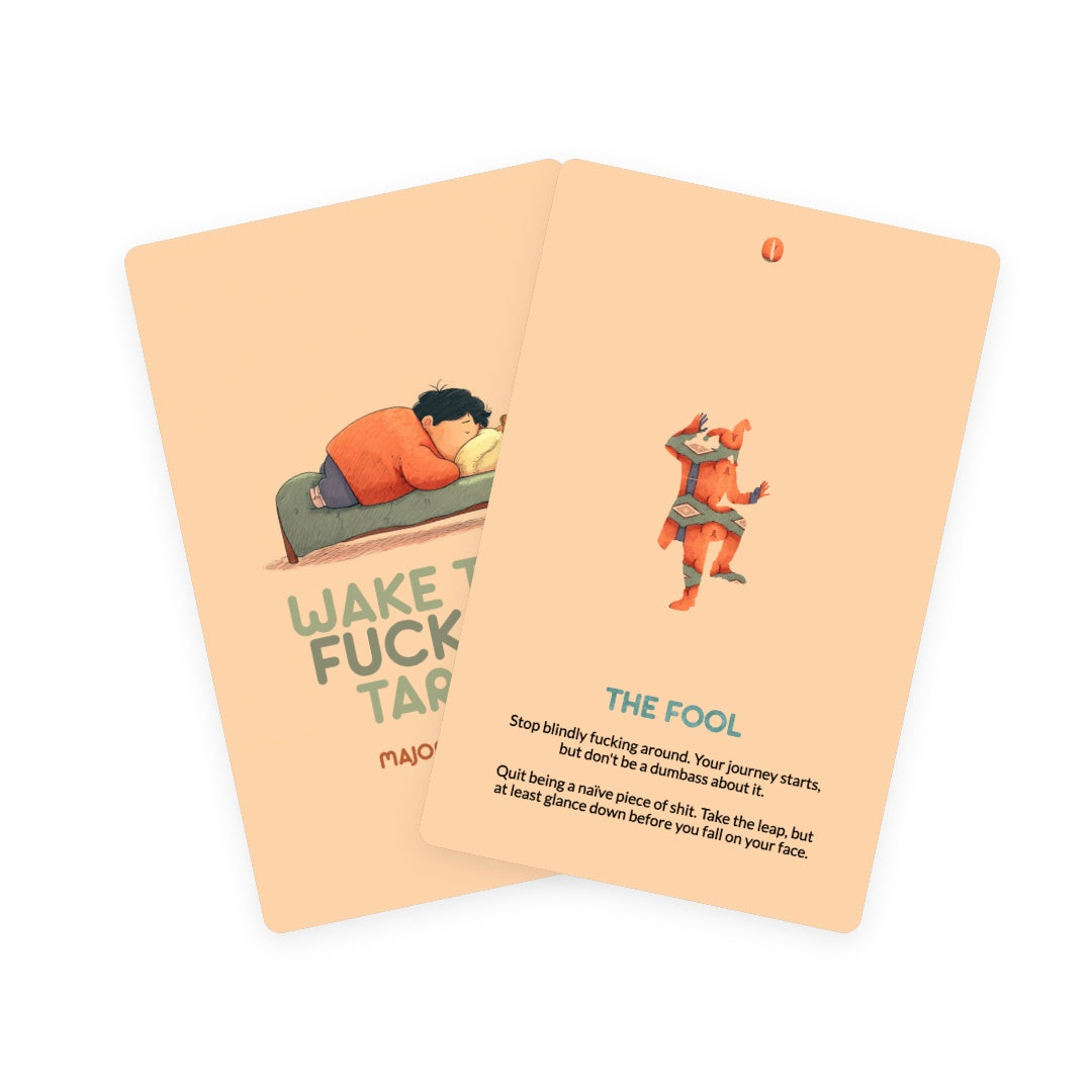 Wake the fuck Up Tarot - Major Arcana