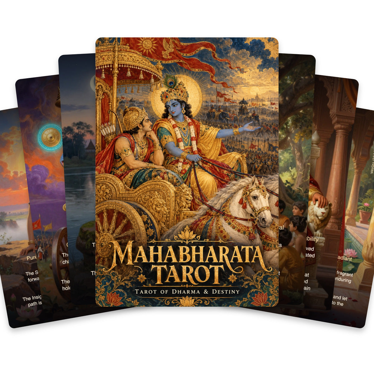 Mahabharata Tarot: Tarot of Dharma & Destiny — arrangement 2