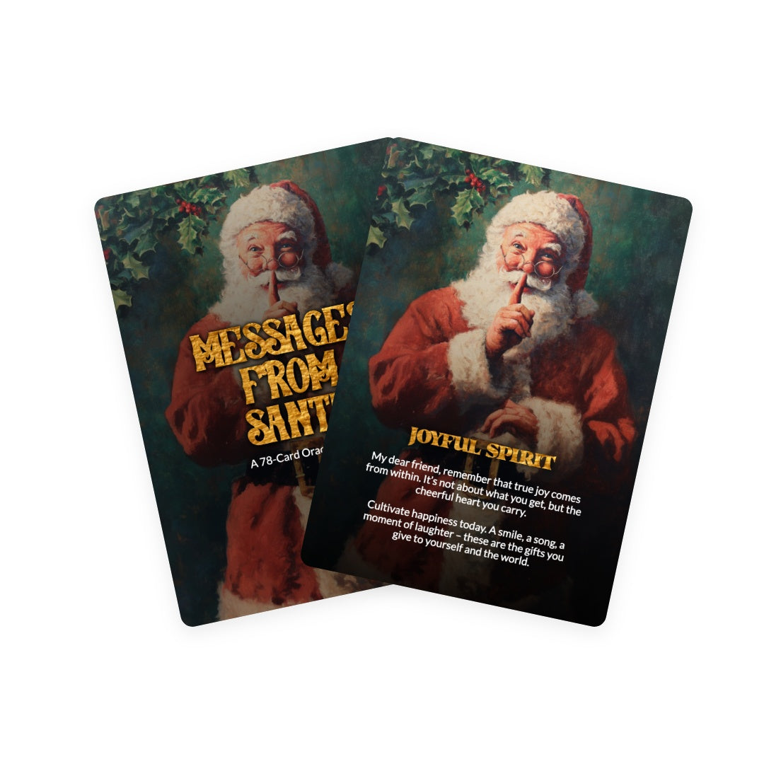 Messages from Santa Oracle - 78 Cards