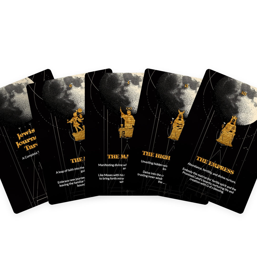 Jewish Journeys Tarot - 78 Cards - Jewish Heritage through the Major and Minor Arcana