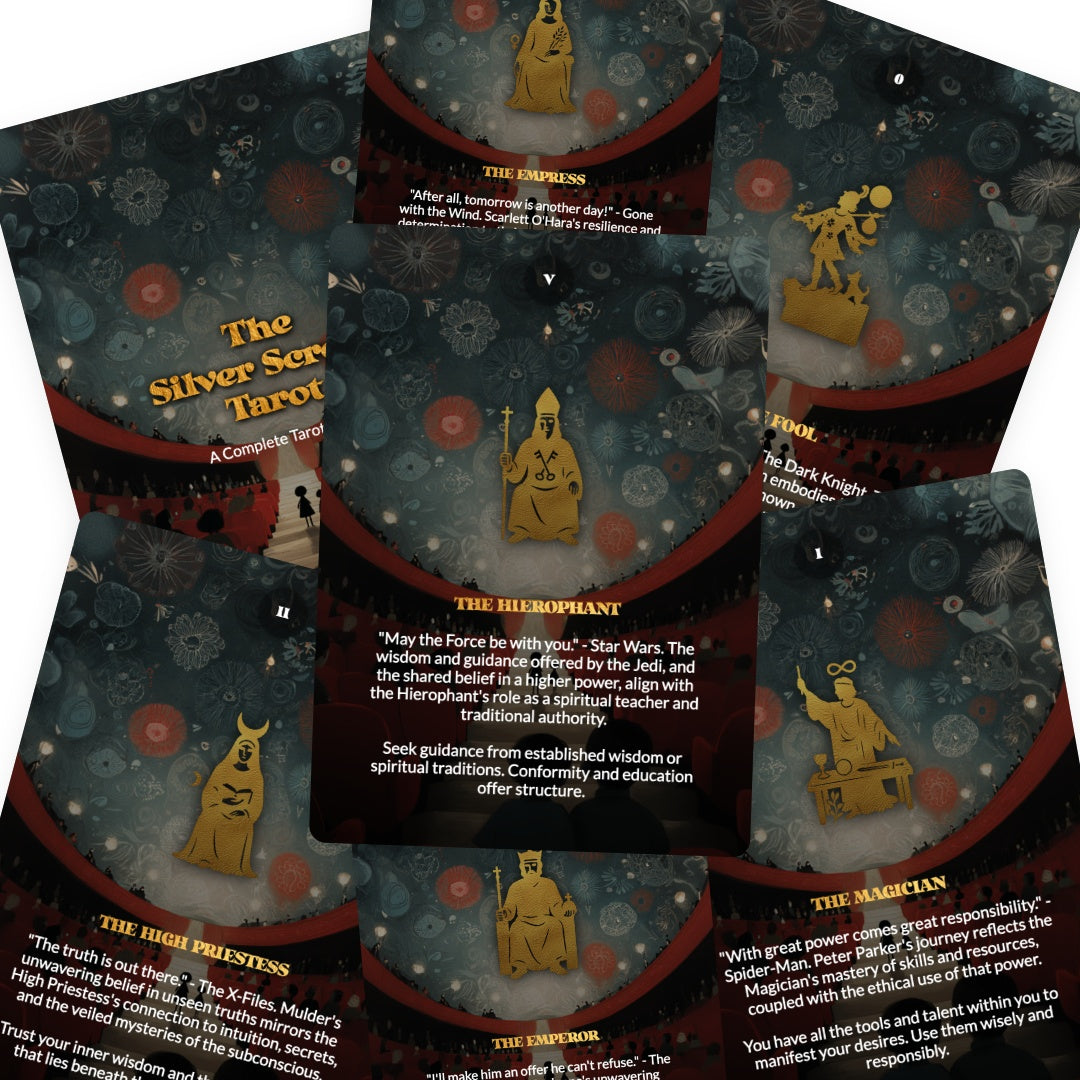 The Silver Screen Tarot  - 78 Cards