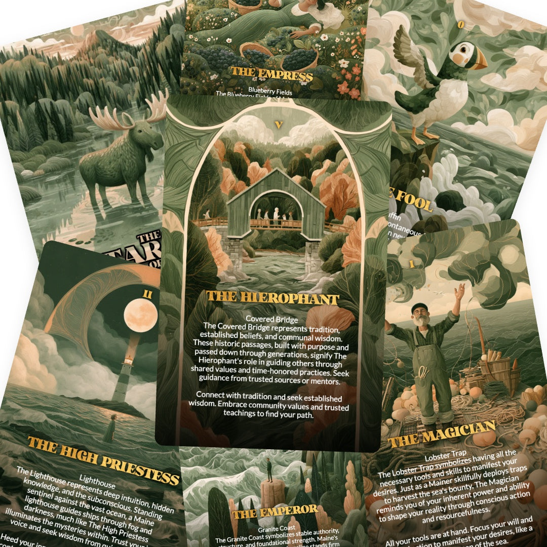 The Tarot of Maine - THE 22 Major Arcana