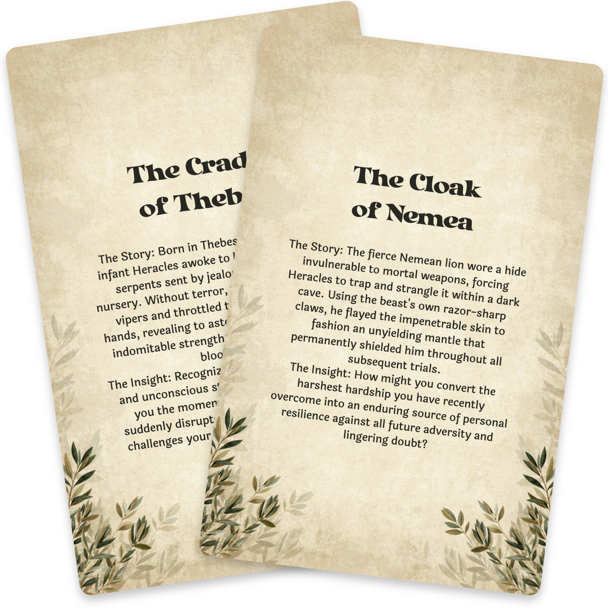 The Oracle of Heracles – Hercules and the Twelve Labours Oracle Cards, 22-Card Mythology Deck — arrangement 10