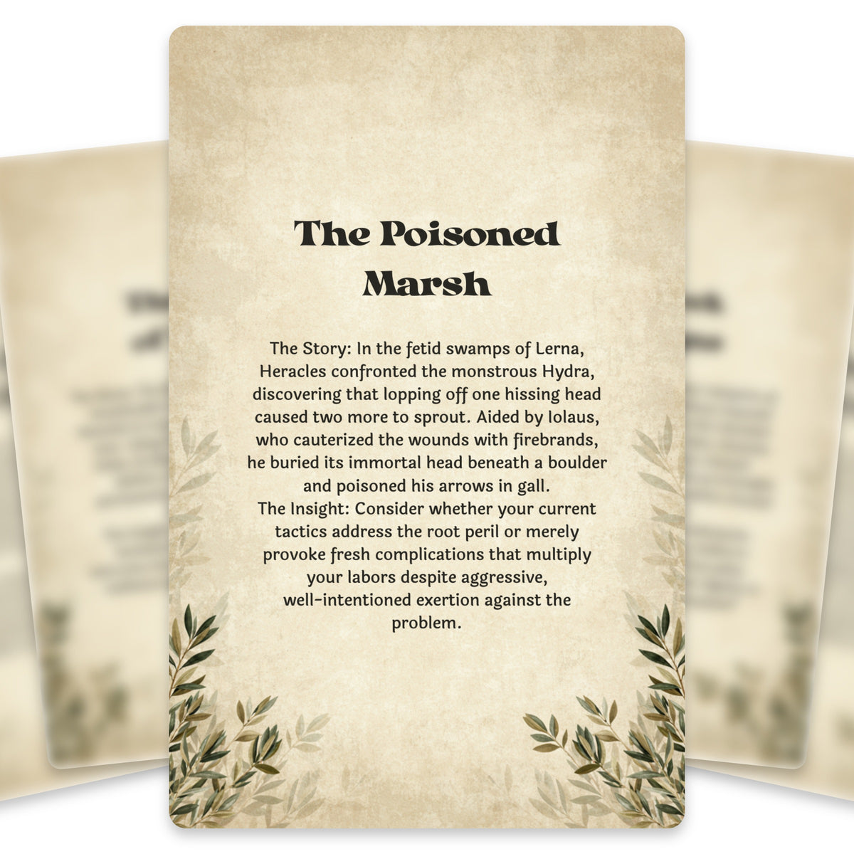 The Oracle of Heracles – Hercules and the Twelve Labours Oracle Cards, 22-Card Mythology Deck — arrangement 3