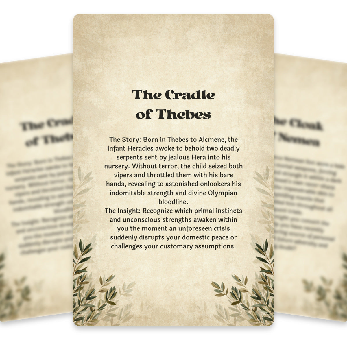 The Oracle of Heracles – Hercules and the Twelve Labours Oracle Cards, 22-Card Mythology Deck — arrangement 5
