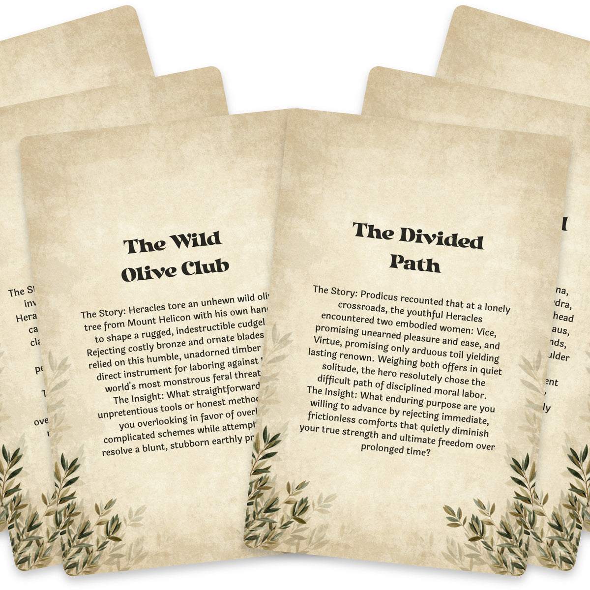 The Oracle of Heracles – Hercules and the Twelve Labours Oracle Cards, 22-Card Mythology Deck — arrangement 6