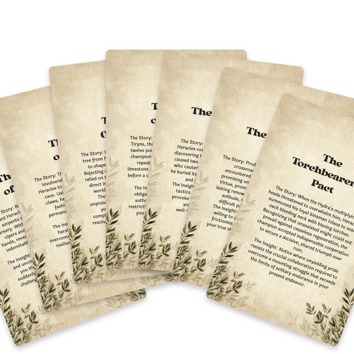 The Oracle of Heracles – Hercules and the Twelve Labours Oracle Cards, 22-Card Mythology Deck — arrangement 9
