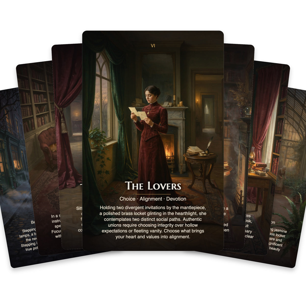 Victorian Witch Tarot — arrangement 2