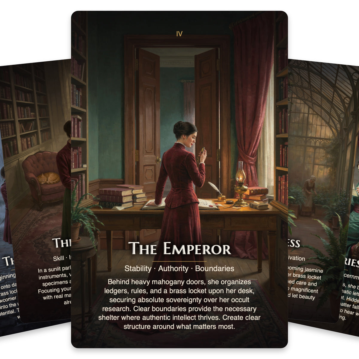 Victorian Witch Tarot — arrangement 3