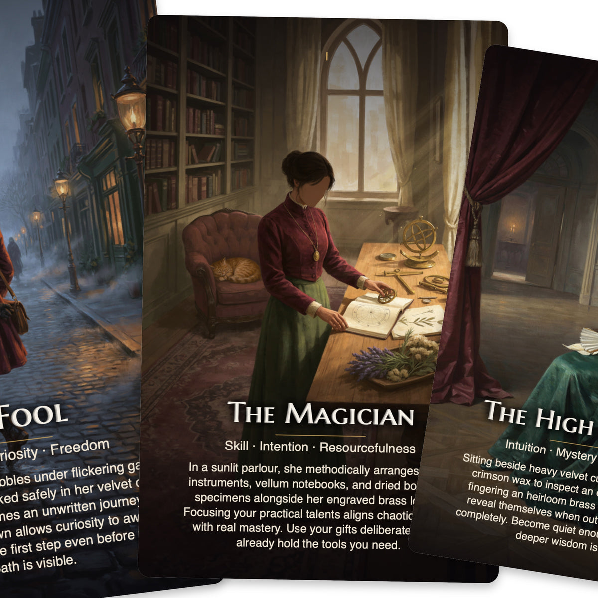 Victorian Witch Tarot — arrangement 4