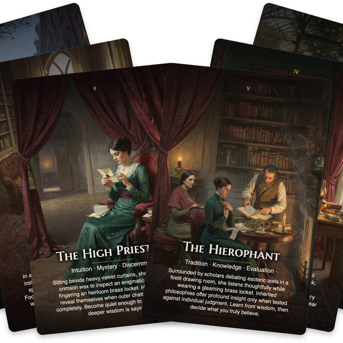 Victorian Witch Tarot — arrangement 6