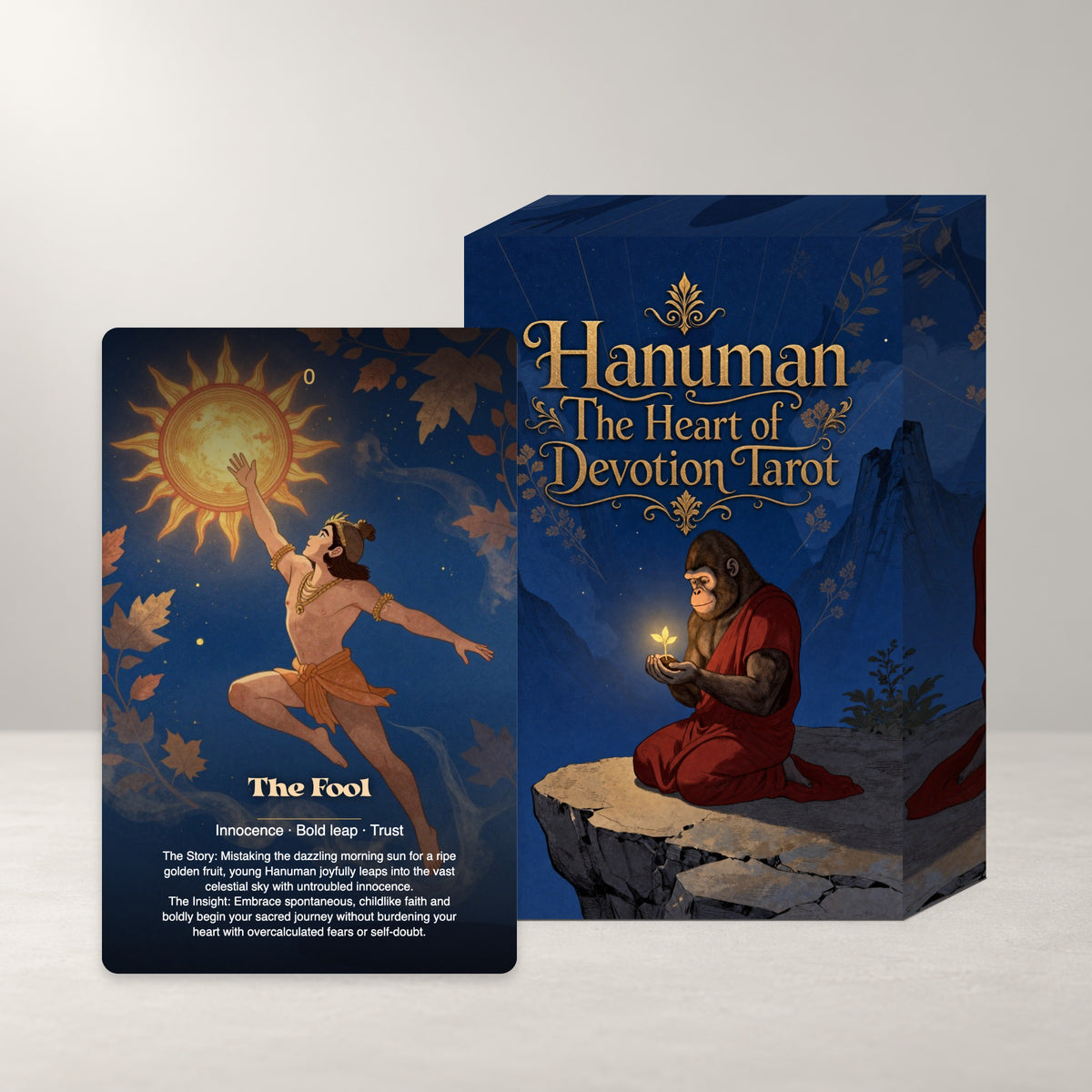 Hanuman The Heart of Devotion Tarot — arrangement 1