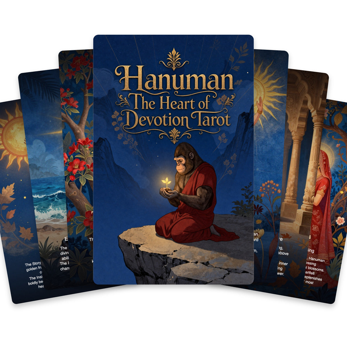Hanuman The Heart of Devotion Tarot — arrangement 2