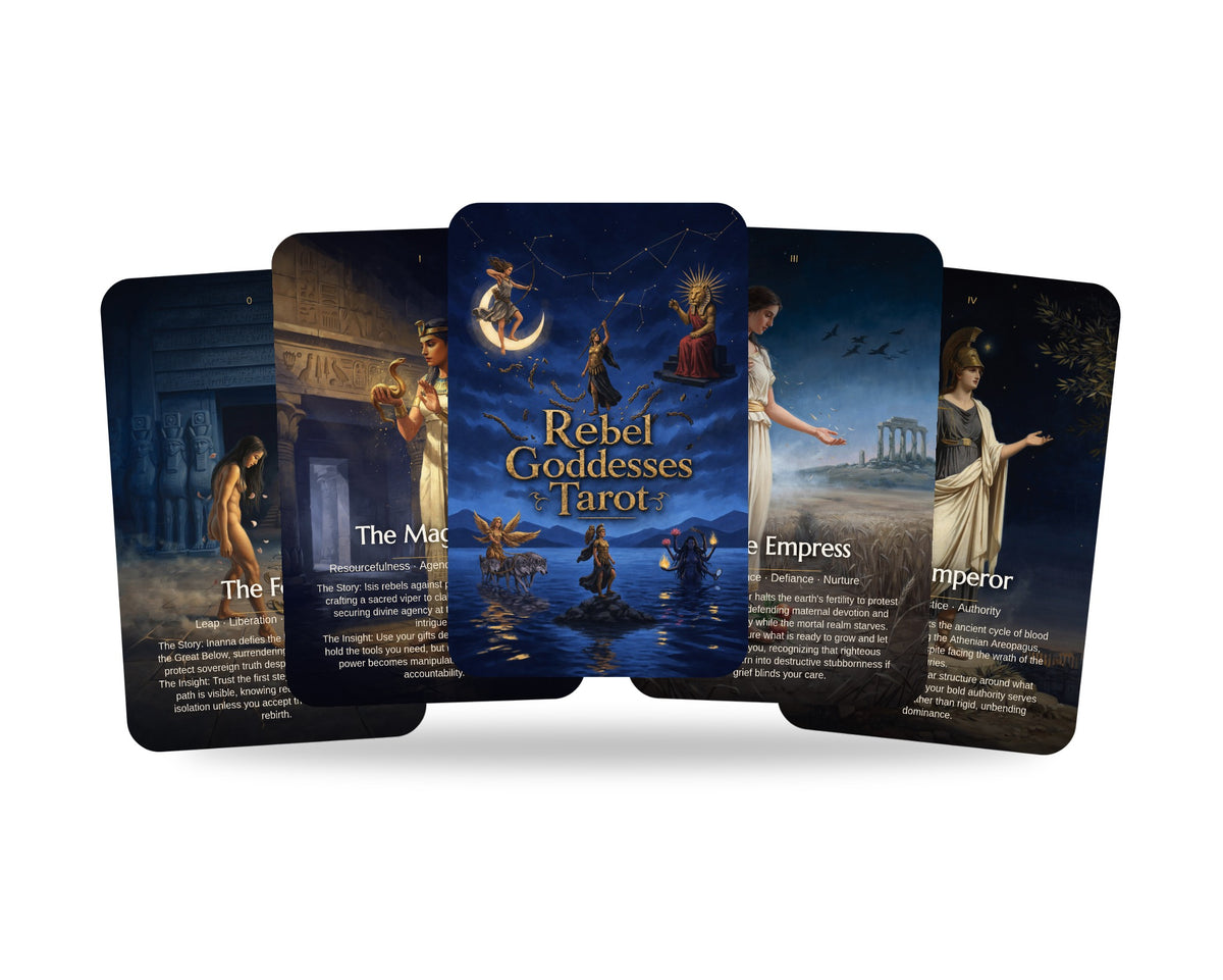Rebel Goddesses Tarot - The 22 Major Arcana — arrangement 1