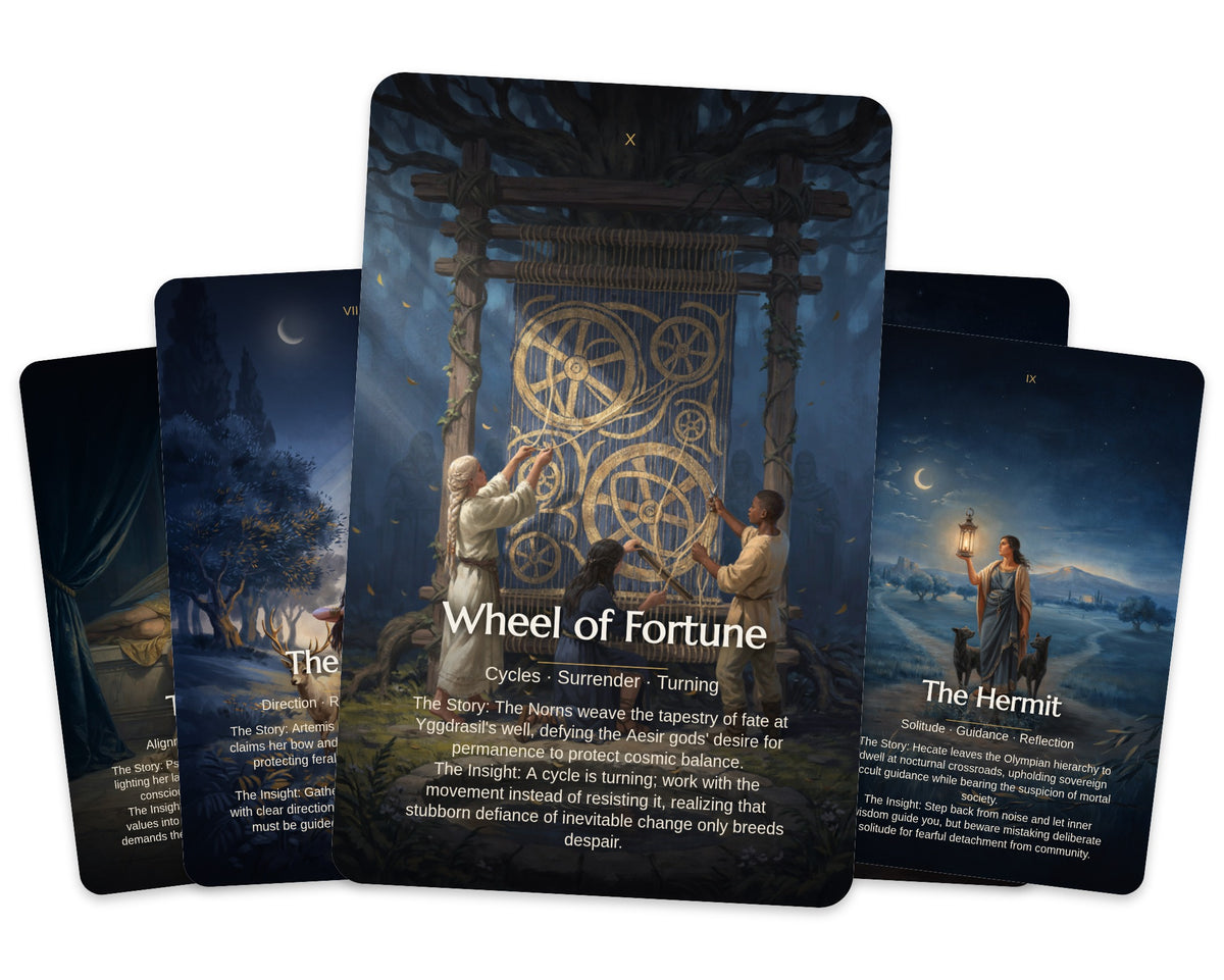 Rebel Goddesses Tarot - The 22 Major Arcana — arrangement 3