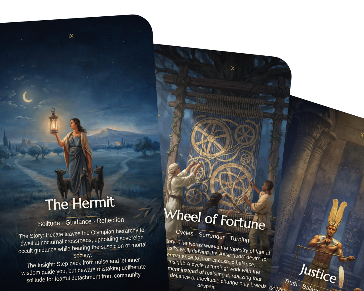 Rebel Goddesses Tarot - The 22 Major Arcana — arrangement 8