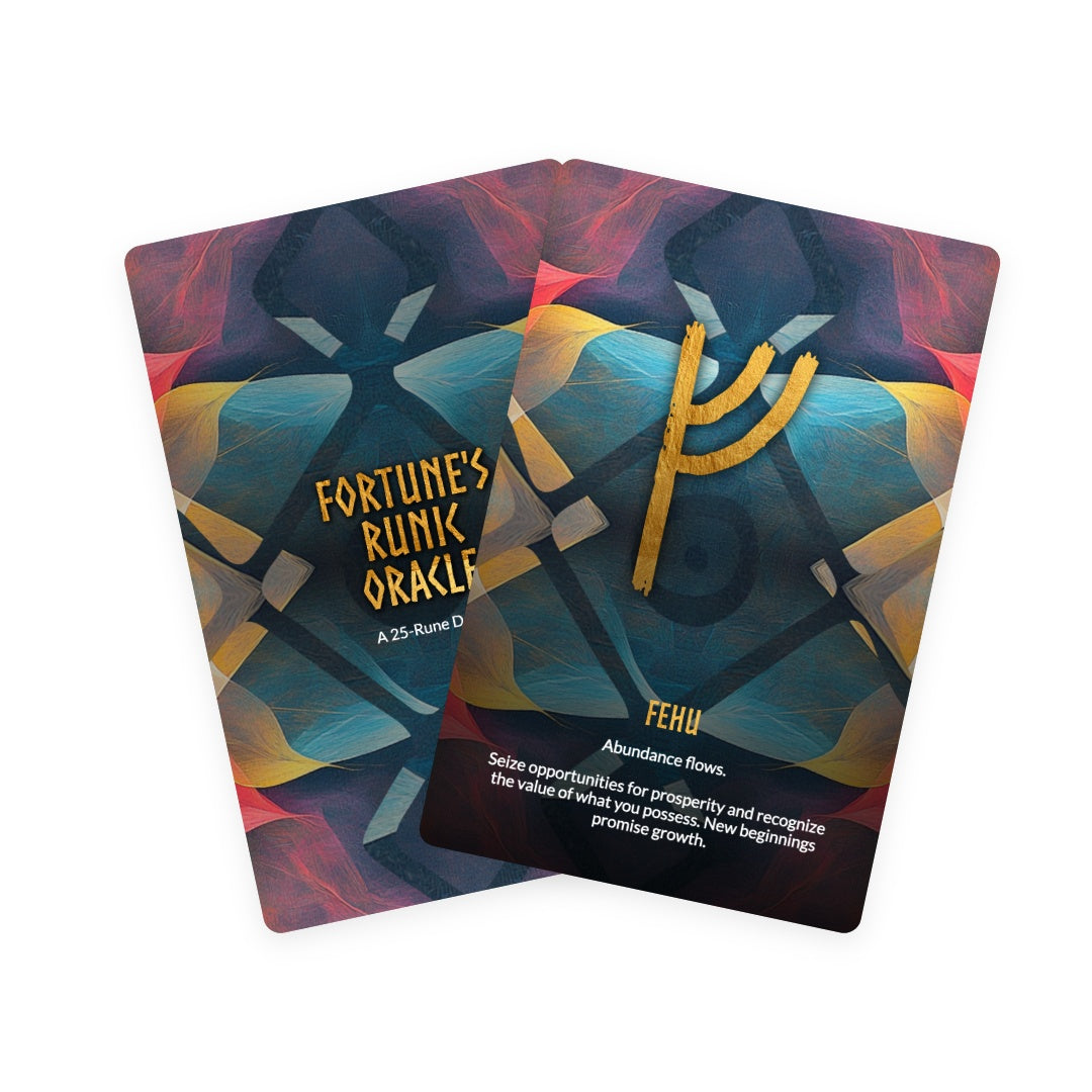 Fortune's Runic Oracle Deck