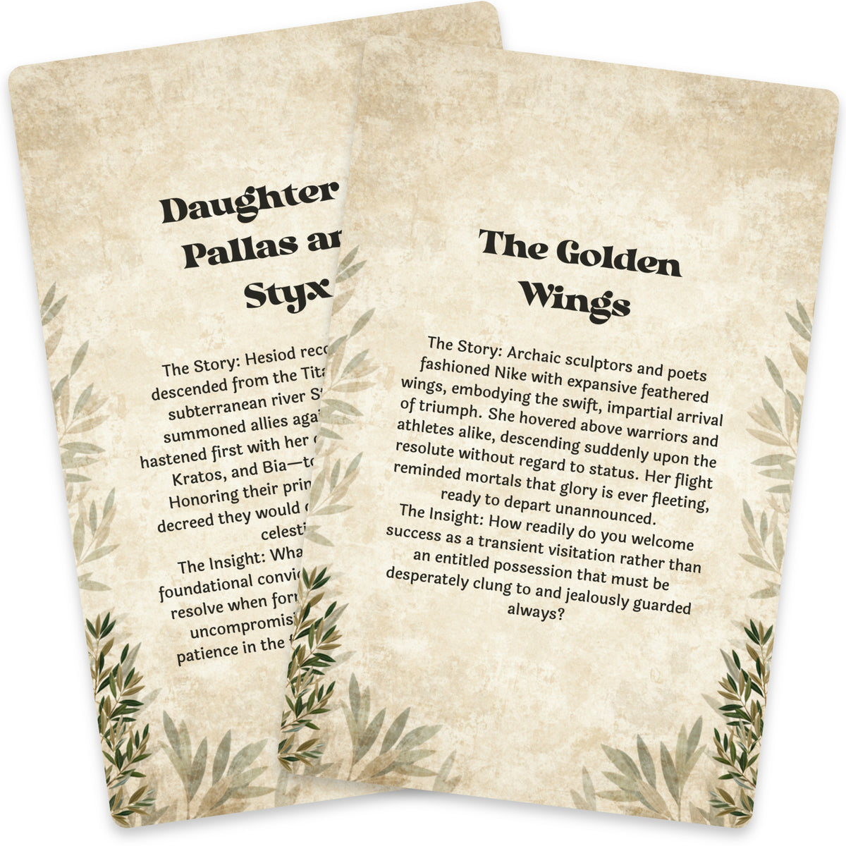 The Oracle of Nike – Greek Goddess of Victory Oracle Cards, 22-Card Mythology Deck — arrangement 10