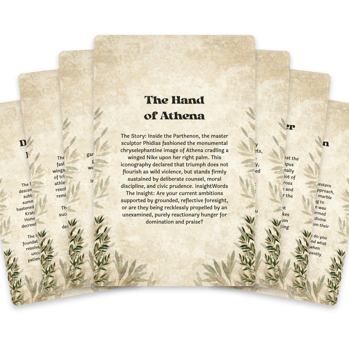 The Oracle of Nike – Greek Goddess of Victory Oracle Cards, 22-Card Mythology Deck — arrangement 2
