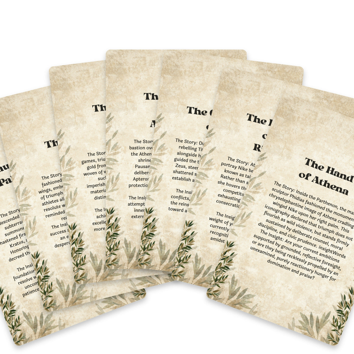 The Oracle of Nike – Greek Goddess of Victory Oracle Cards, 22-Card Mythology Deck — arrangement 9