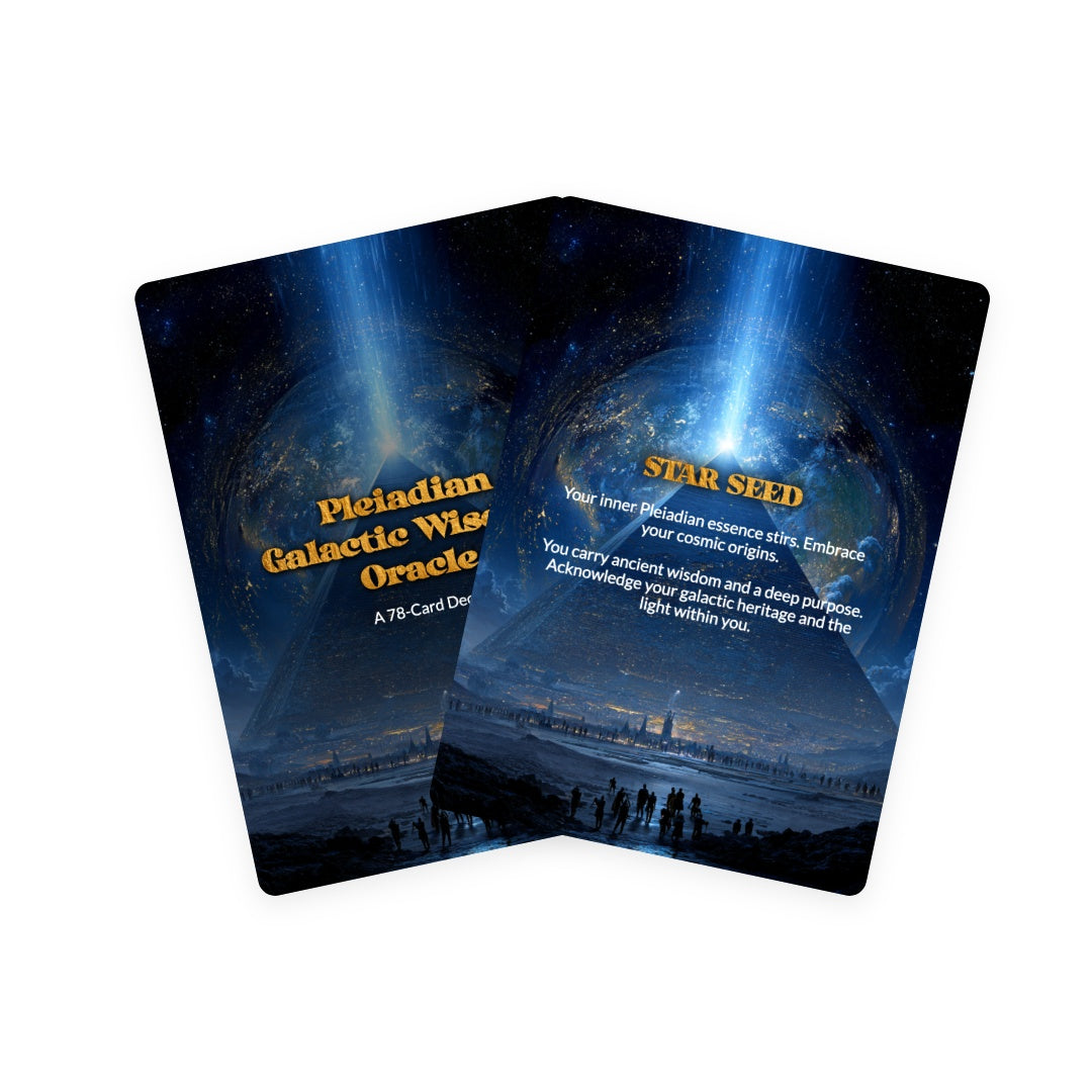 Pleiadian Galactic Wisdom Oracle Deck - 78 Cards