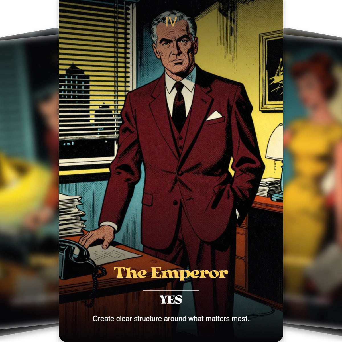 The Working Life Tarot — arrangement 11