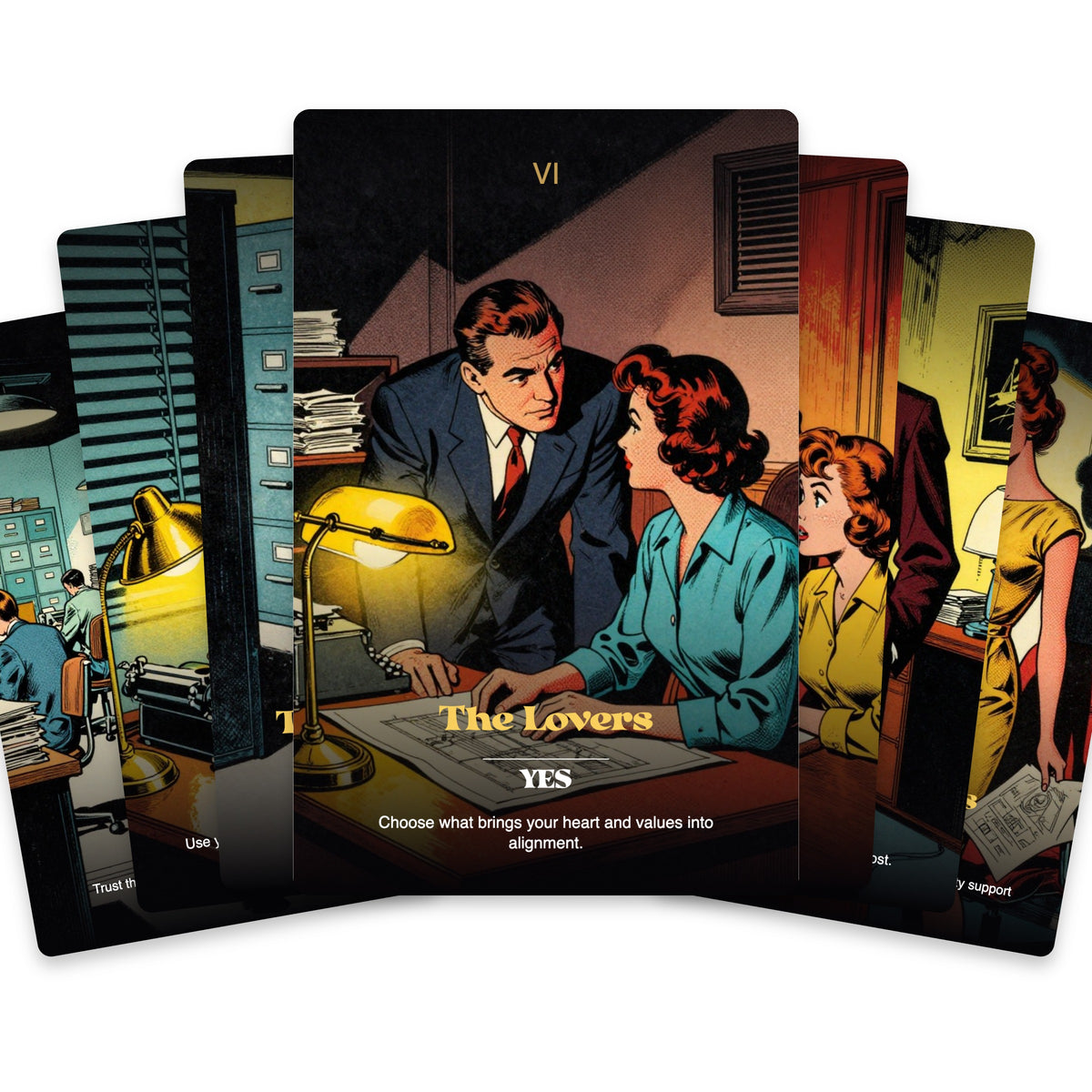 The Working Life Tarot — arrangement 2