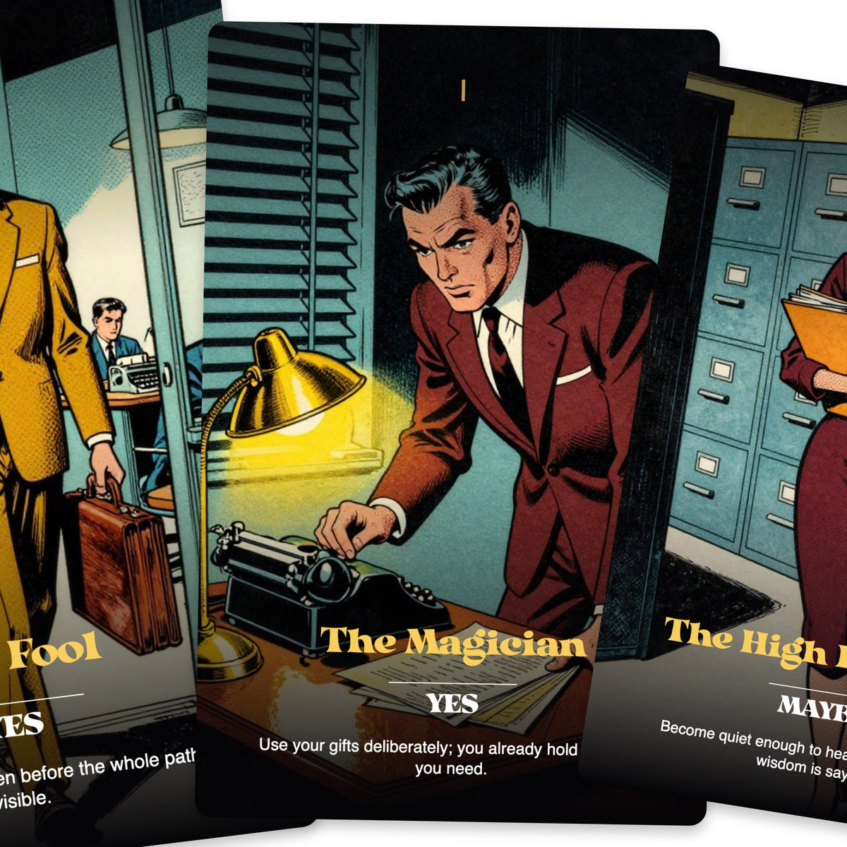 The Working Life Tarot — arrangement 4