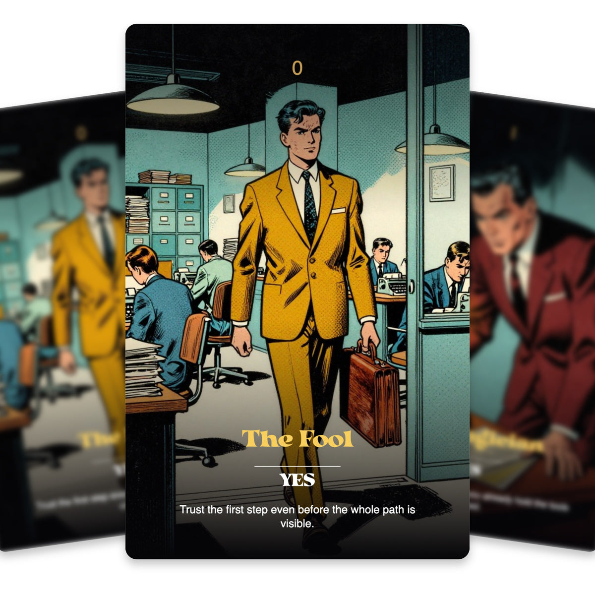 The Working Life Tarot — arrangement 5