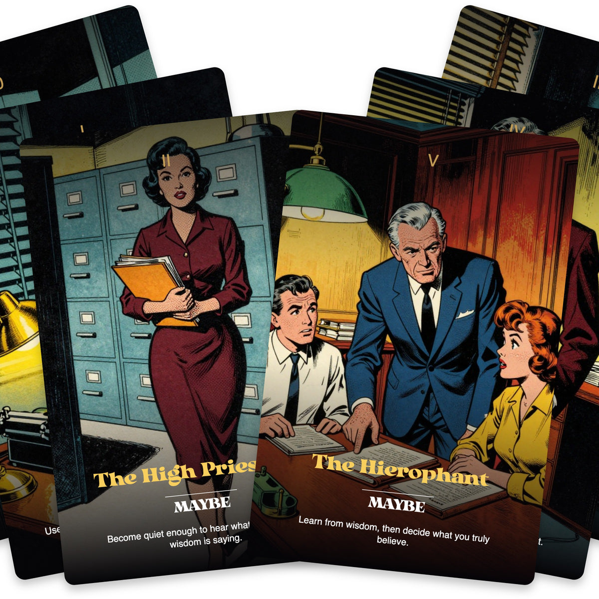 The Working Life Tarot — arrangement 6