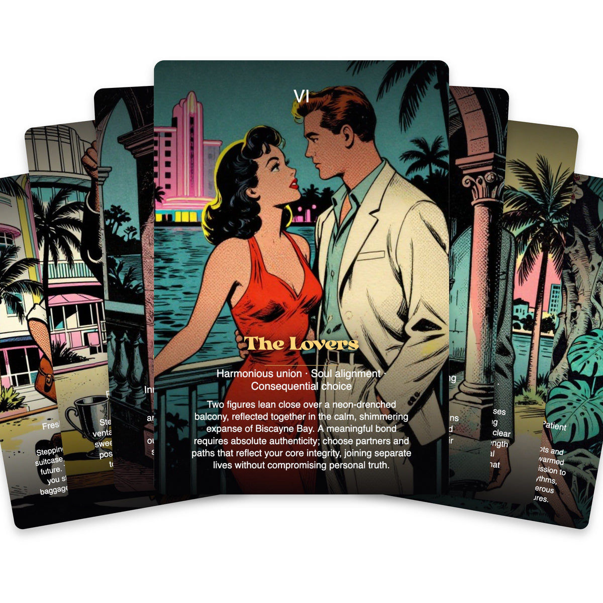 The Tarot of Miami — arrangement 3