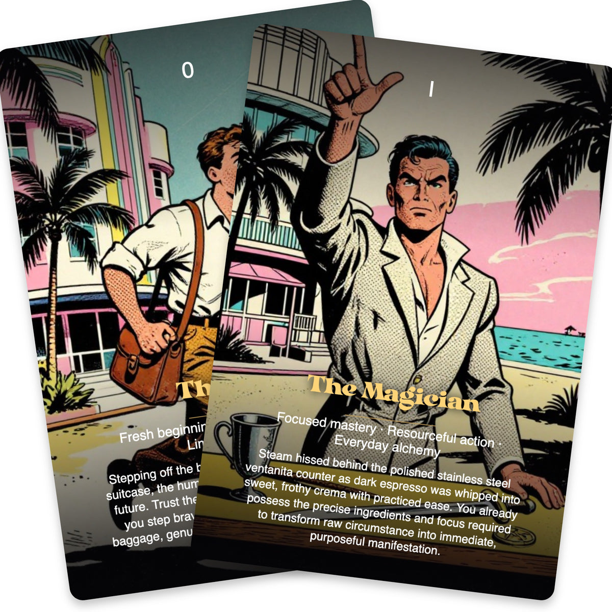 The Tarot of Miami — arrangement 5