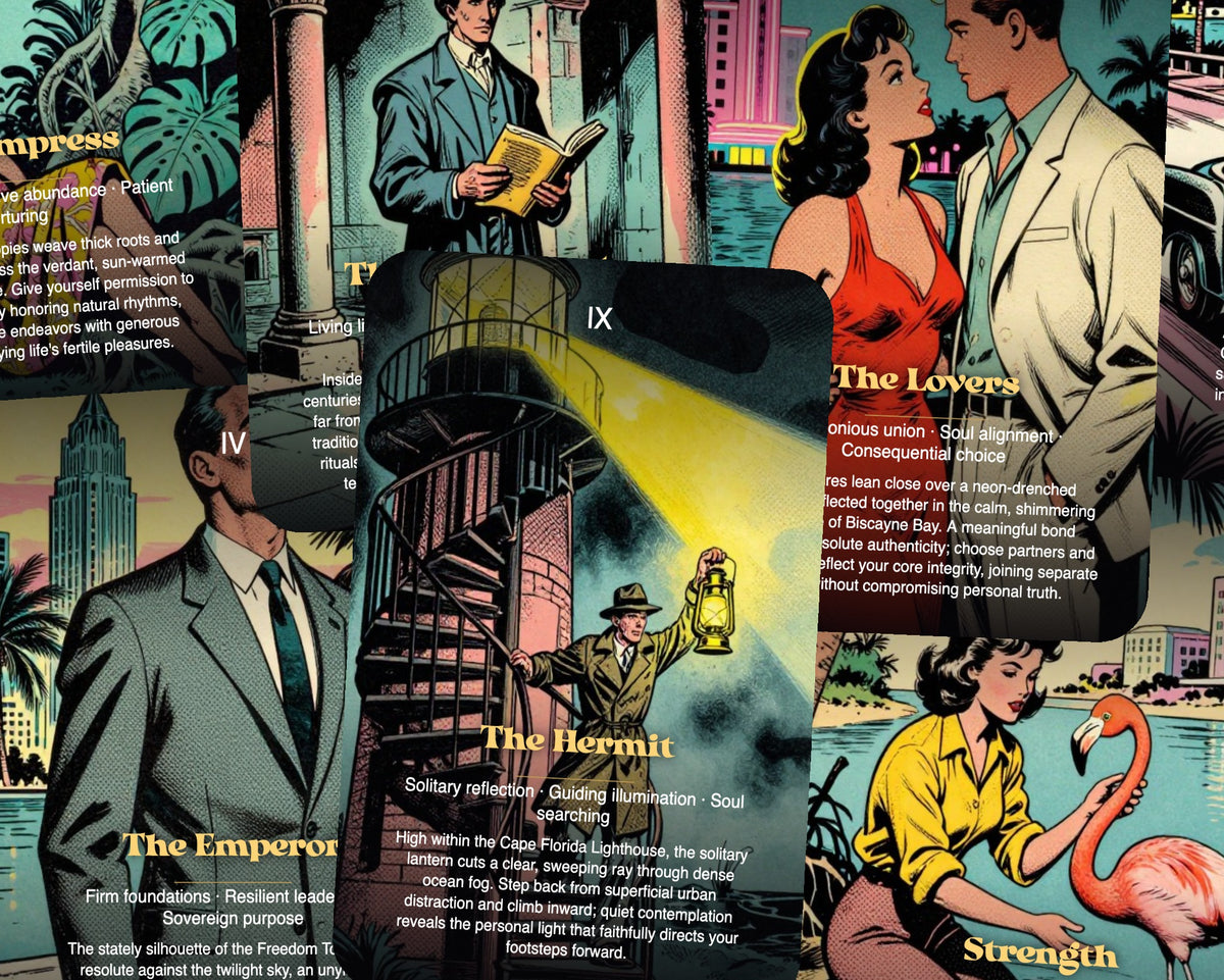 The Tarot of Miami — arrangement 6