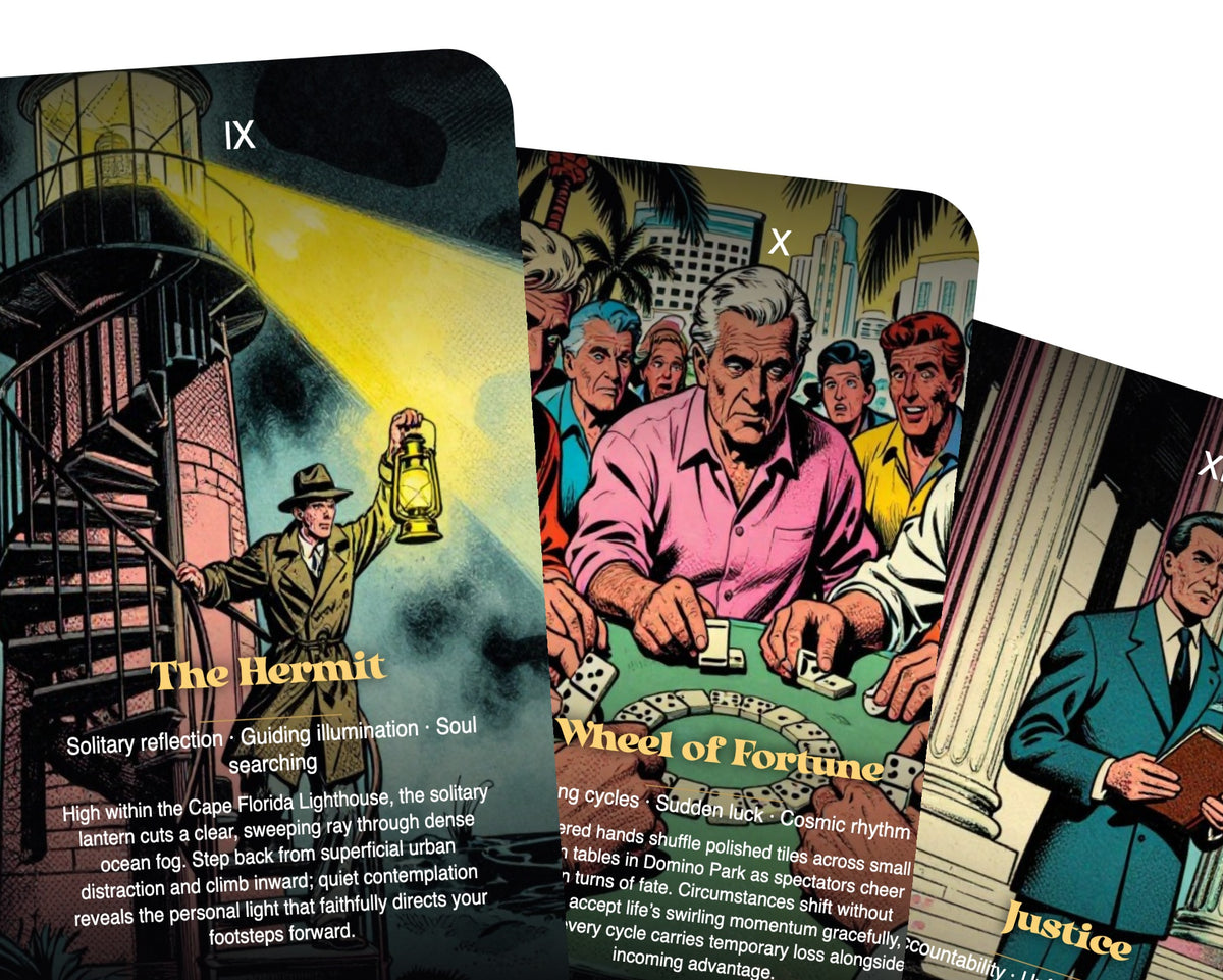 The Tarot of Miami — arrangement 9