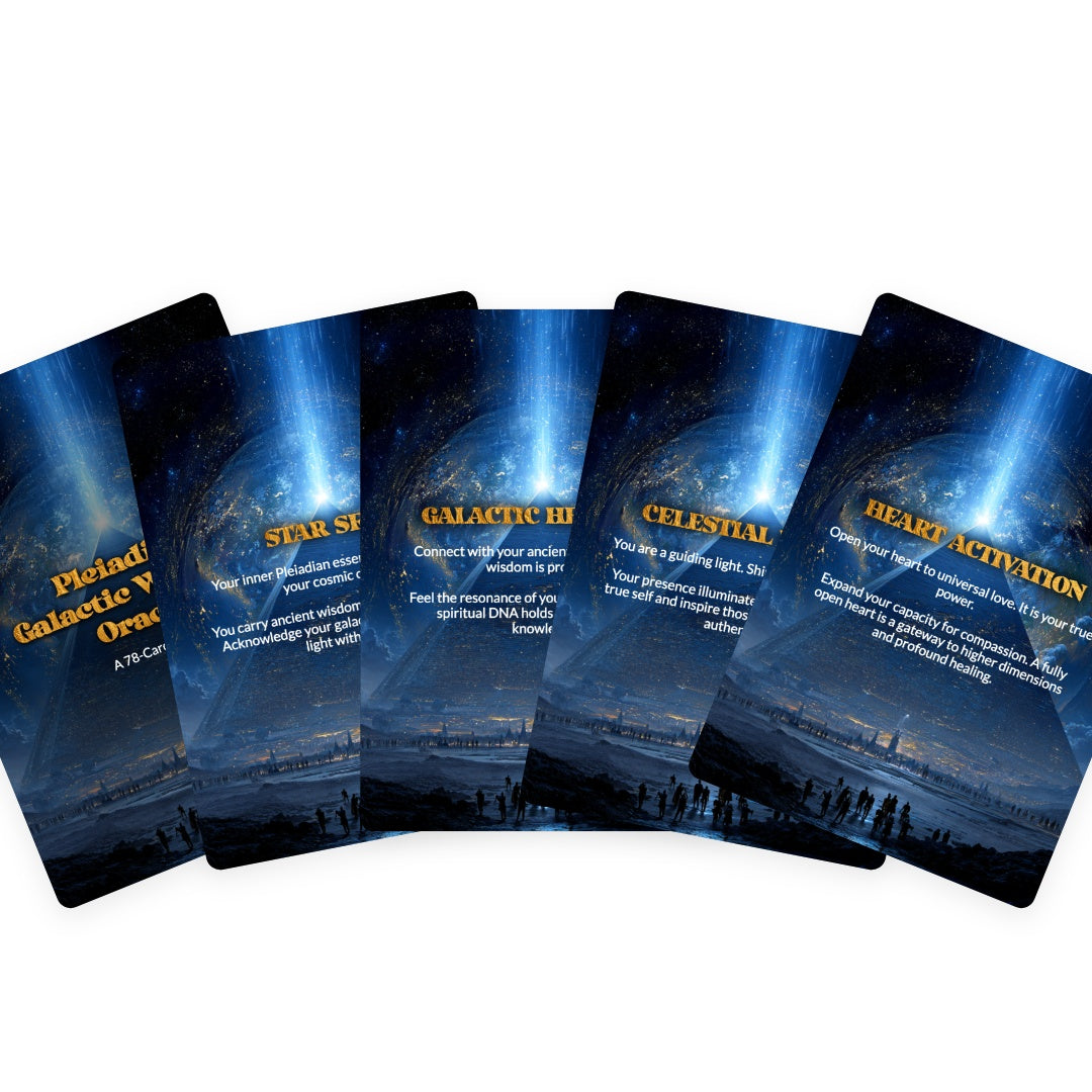 Pleiadian Galactic Wisdom Oracle Deck - 78 Cards