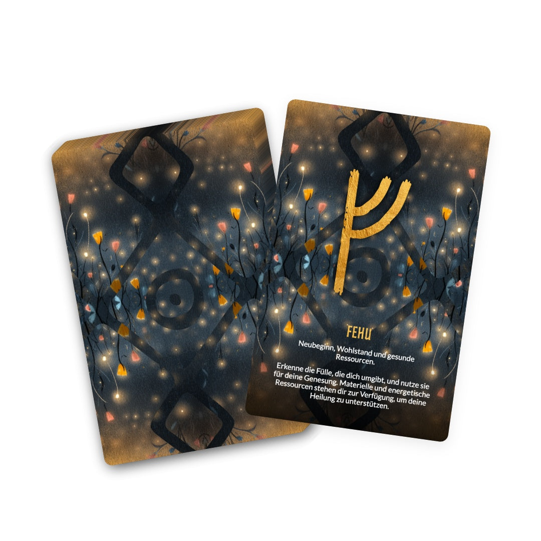 Heilende Runen-Orakeldeck