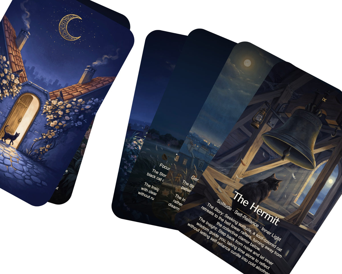 Rebel Cats Tarot — arrangement 6