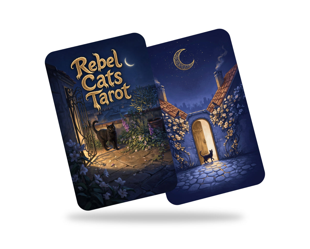 Rebel Cats Tarot — arrangement 7