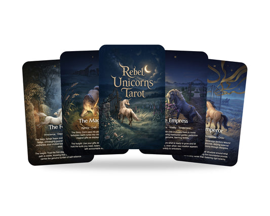 Rebel Unicorns Tarot — arrangement 1